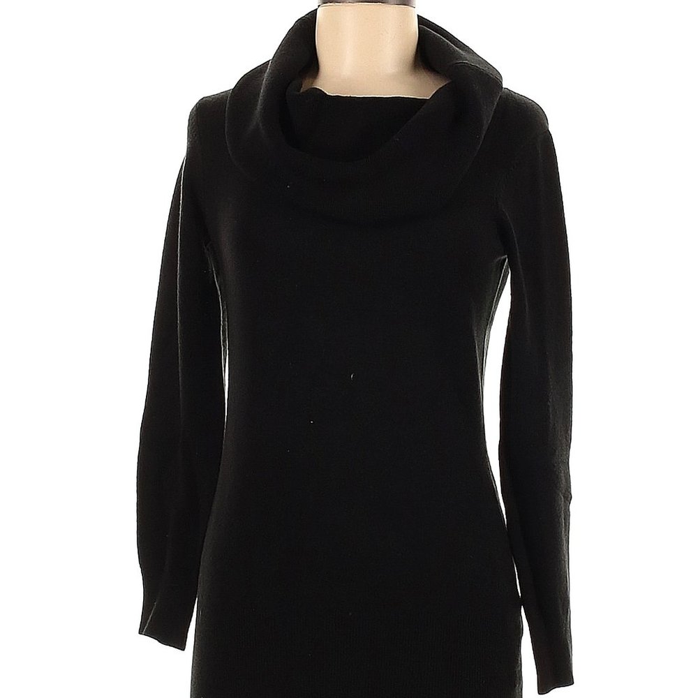 French Connection Black Cowl Neck Sweater